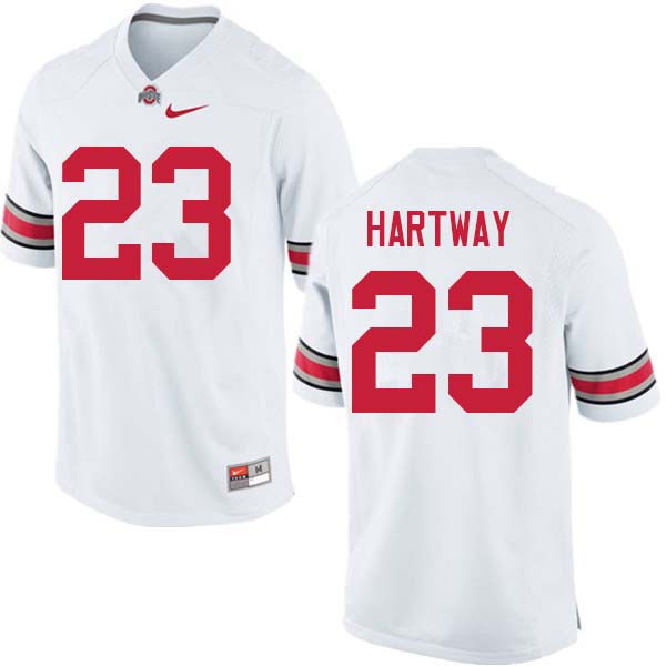 Ohio State Buckeyes #23 Michael Hartway Men College Jersey White